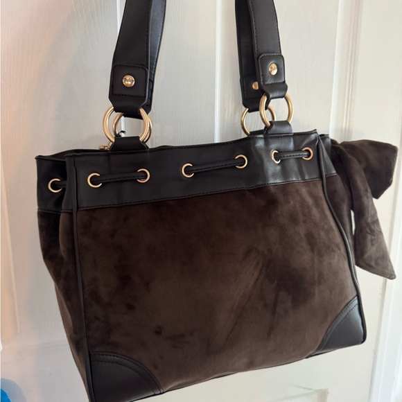 Juicy Couture - The Key to Juicy Tote - Chocolate and Pink - Picture 4 of 7